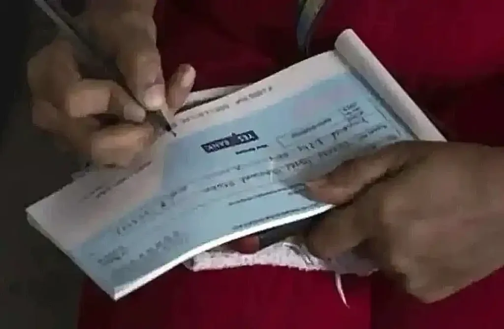 Bank check book Bank check book