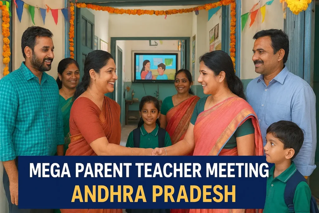 Mega Parent Teacher Meeting 3.0 Andhra Pradesh parents teachers students.